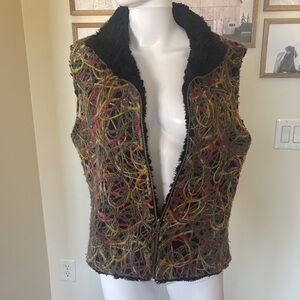 Reversible Knitted Yarn Vest